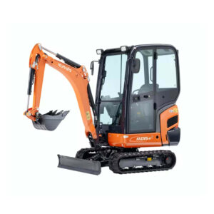 orange-kubota-mini-digger