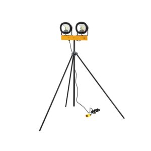110V LED 50 Watt Double Head Site Light With Tripod Stand